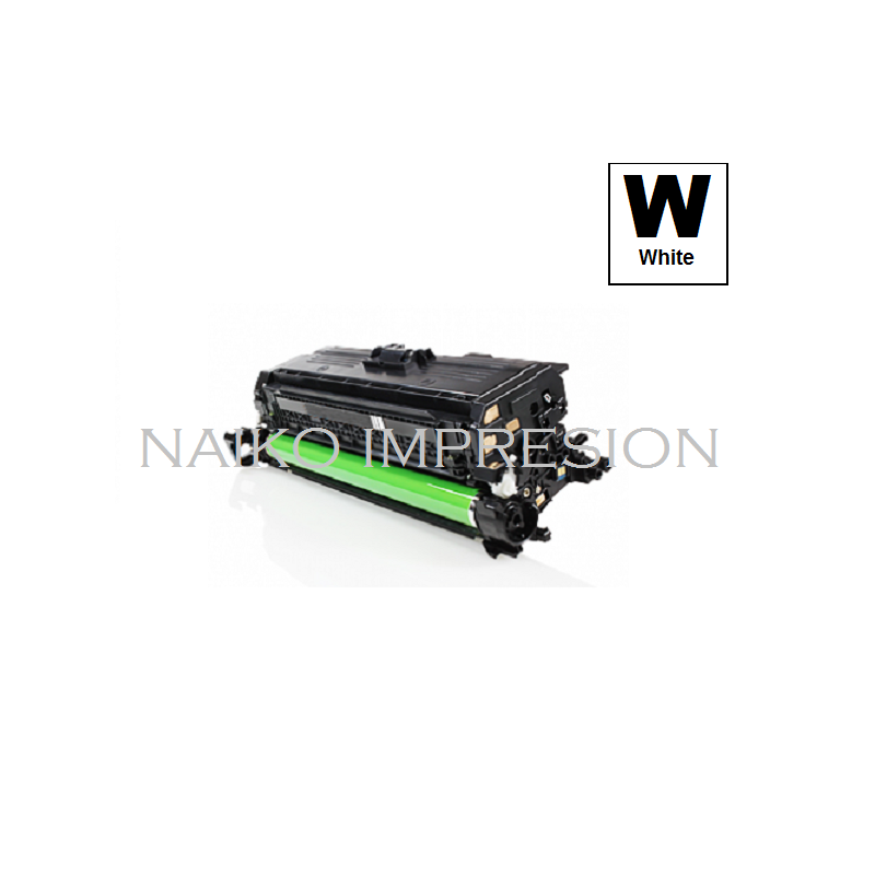 Tóner compatible con Hewlett Packard Color Laserjet Enterprise 500 Series M551/ MFP M575 series/ Pro MFP M570 Series Blanco