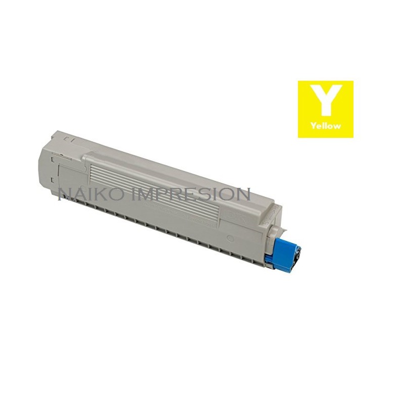 Tóner compatible Oki MC853/ MC873 Amarillo