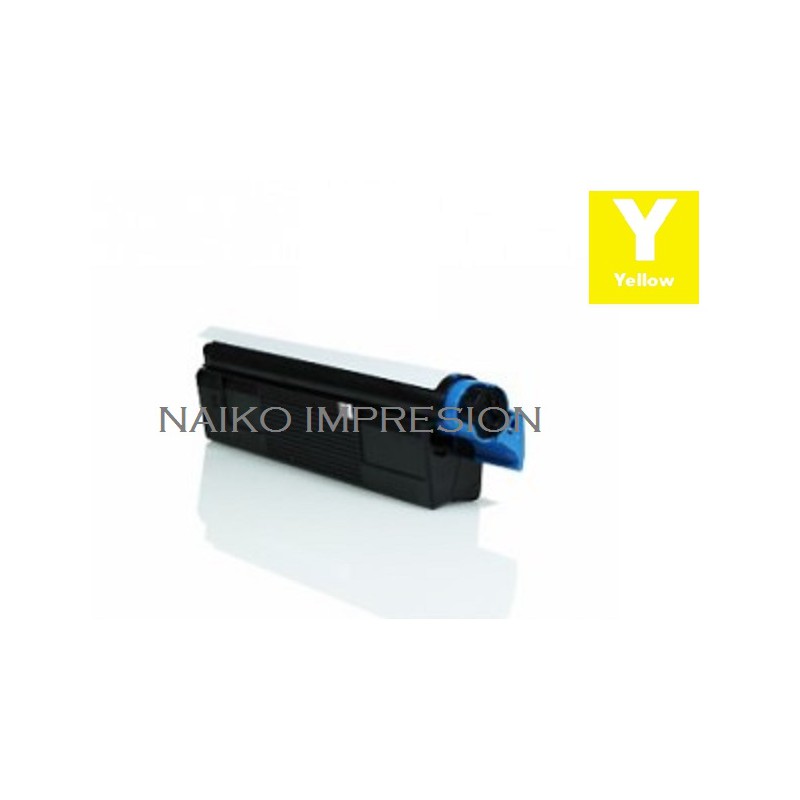 Tóner compatible Oki C5100/ C5150/ C5200/ C5300/ C5400 Amarillo