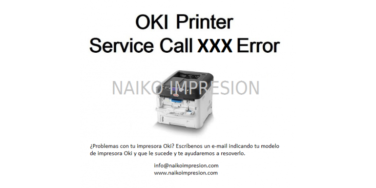 Error Fatal, Service Call Impresora Oki